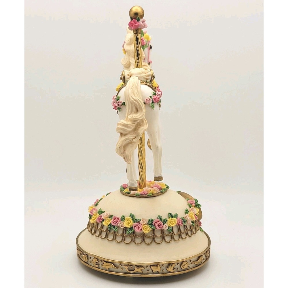 San Francisco Music Box Co Carousel Horse "My Mother My Memories" Musical - Picture 7 of 11